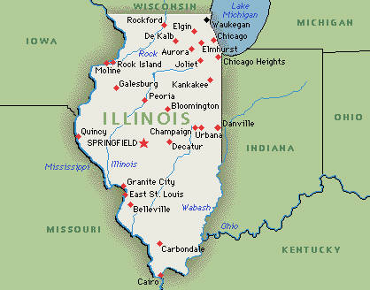 cartes du illinois