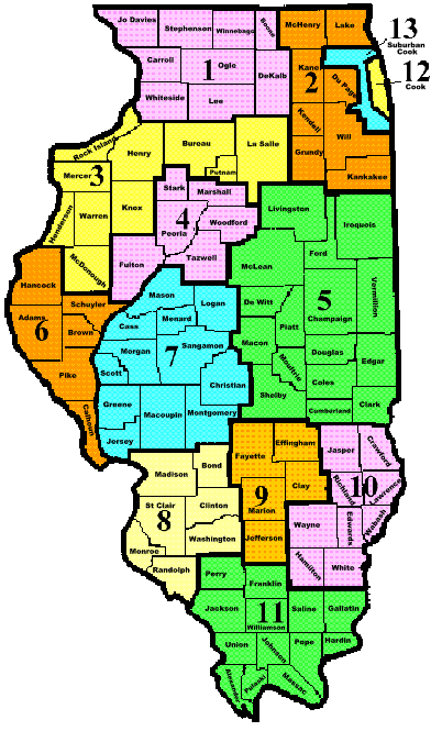 illinois zone carte