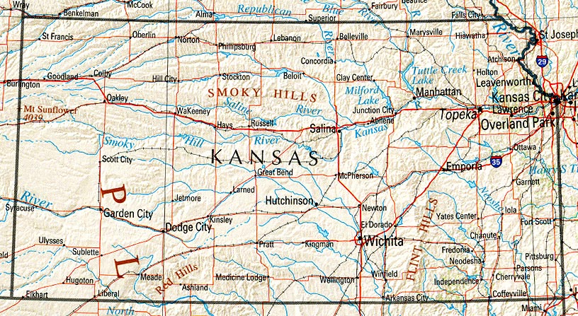 kansas reference carte