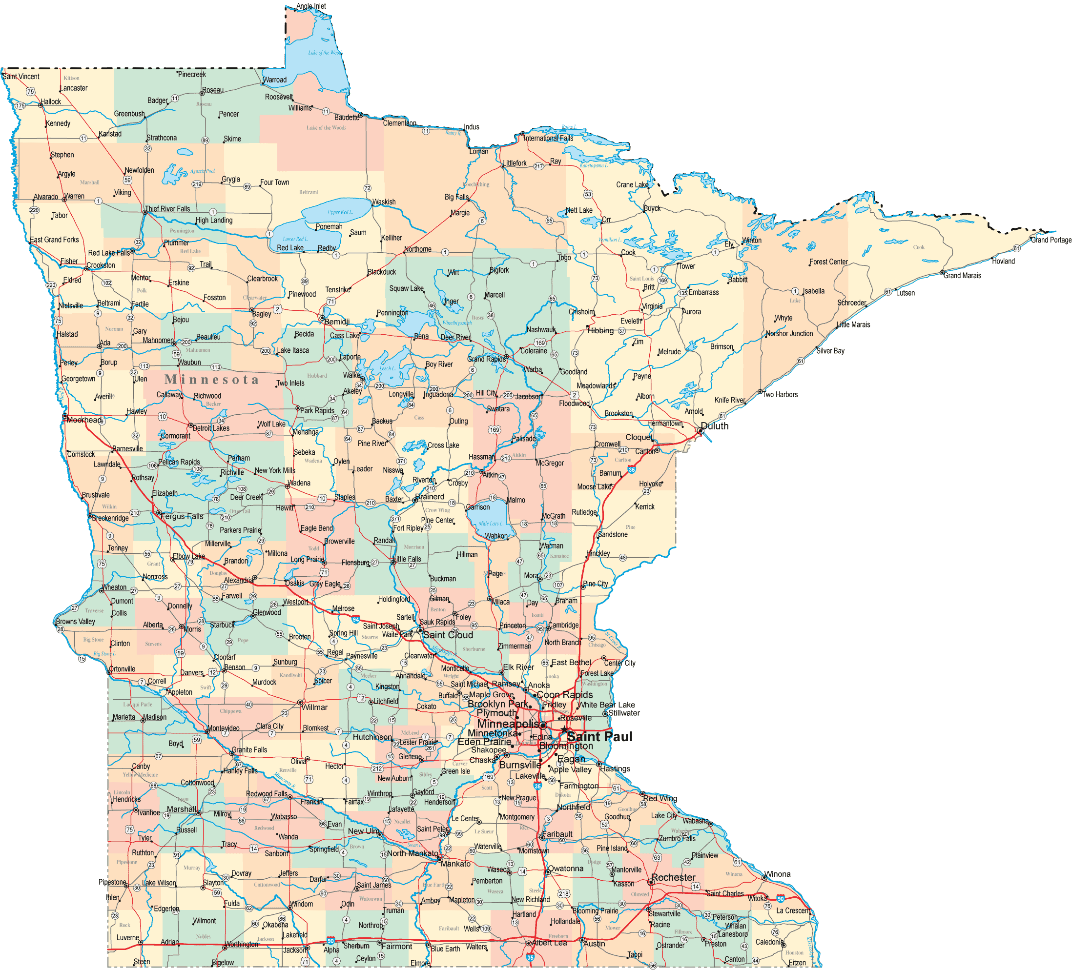 minnesota route carte