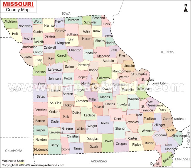 missouri comte carte