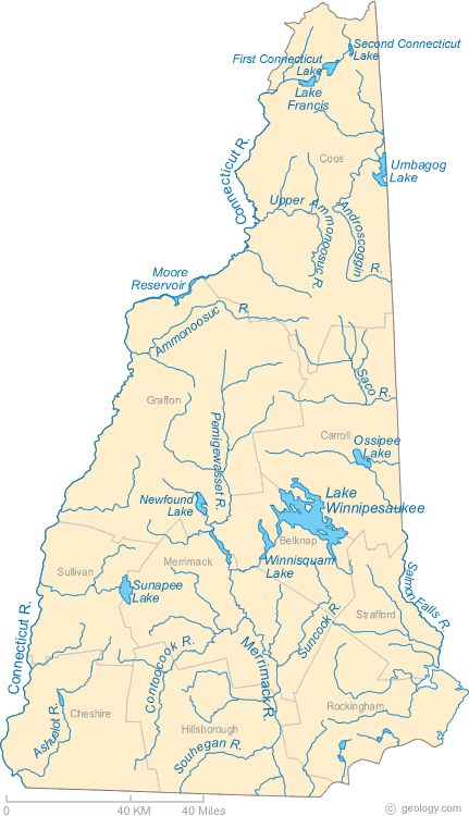 new hampshire rivieres carte