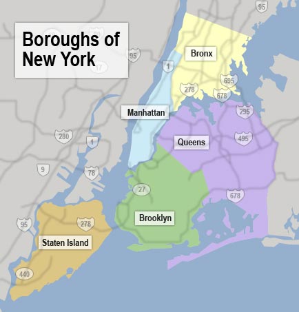new york ville boroughs plan