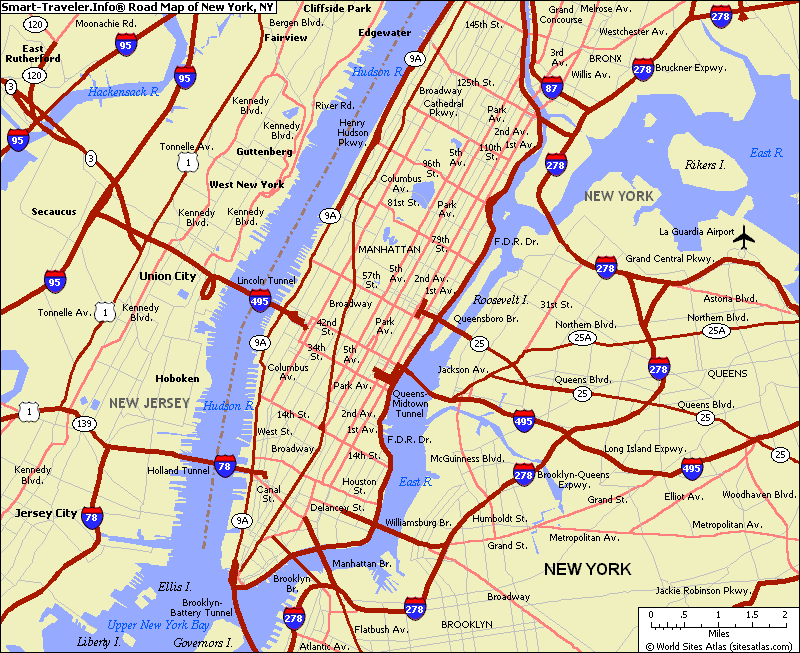 route plan de new york city