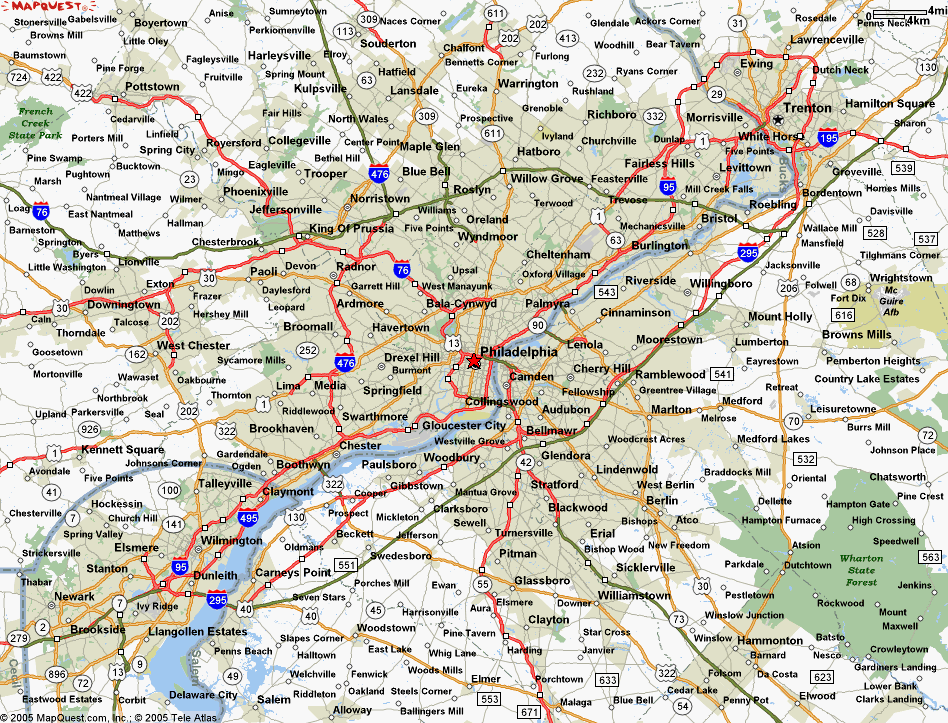 philadelphia  surface plan