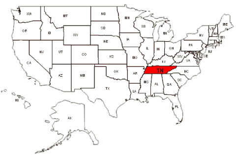 tennessee carte usa