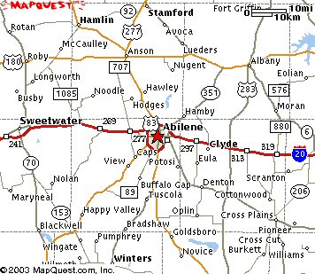 abilene regional carte