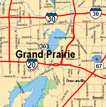 grand prairie route plan
