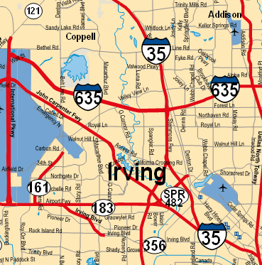 irving route plan