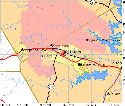 killeen ville carte