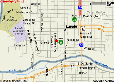 laredo route carte