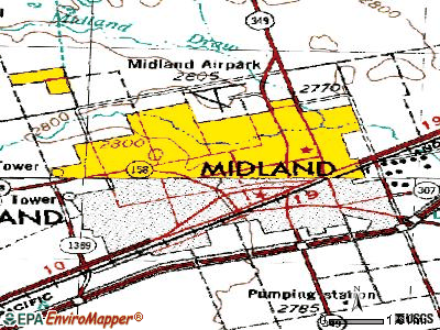 centre ville midland plan