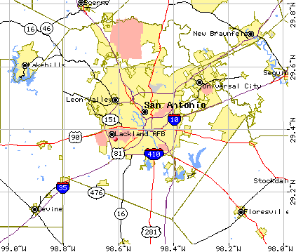 san antonio region carte