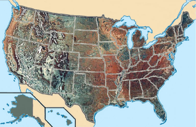 US Topographique Carte