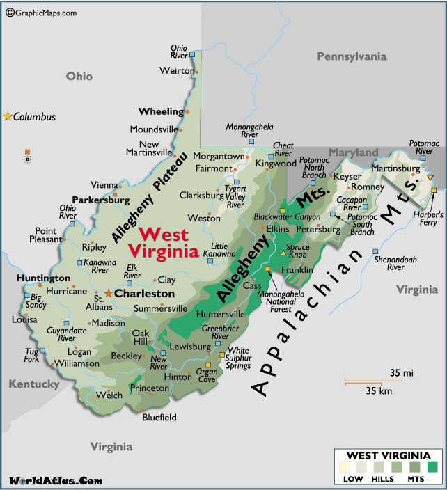 west virginia carte