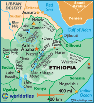 ethiopie carte