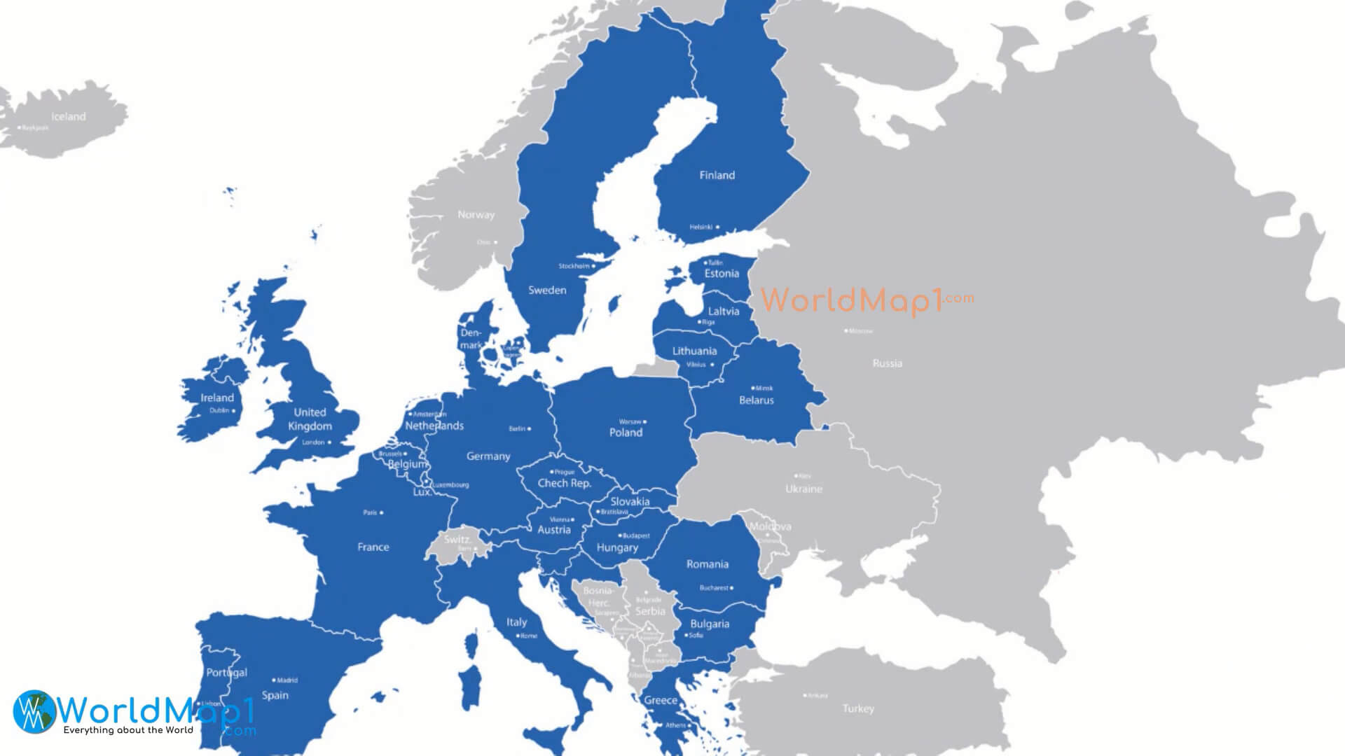 Carte Union Europeenne