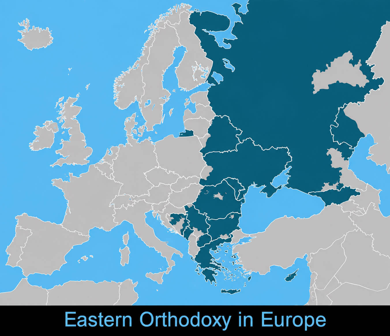 Carte Christianisme Orthodoxe Europe De Lest