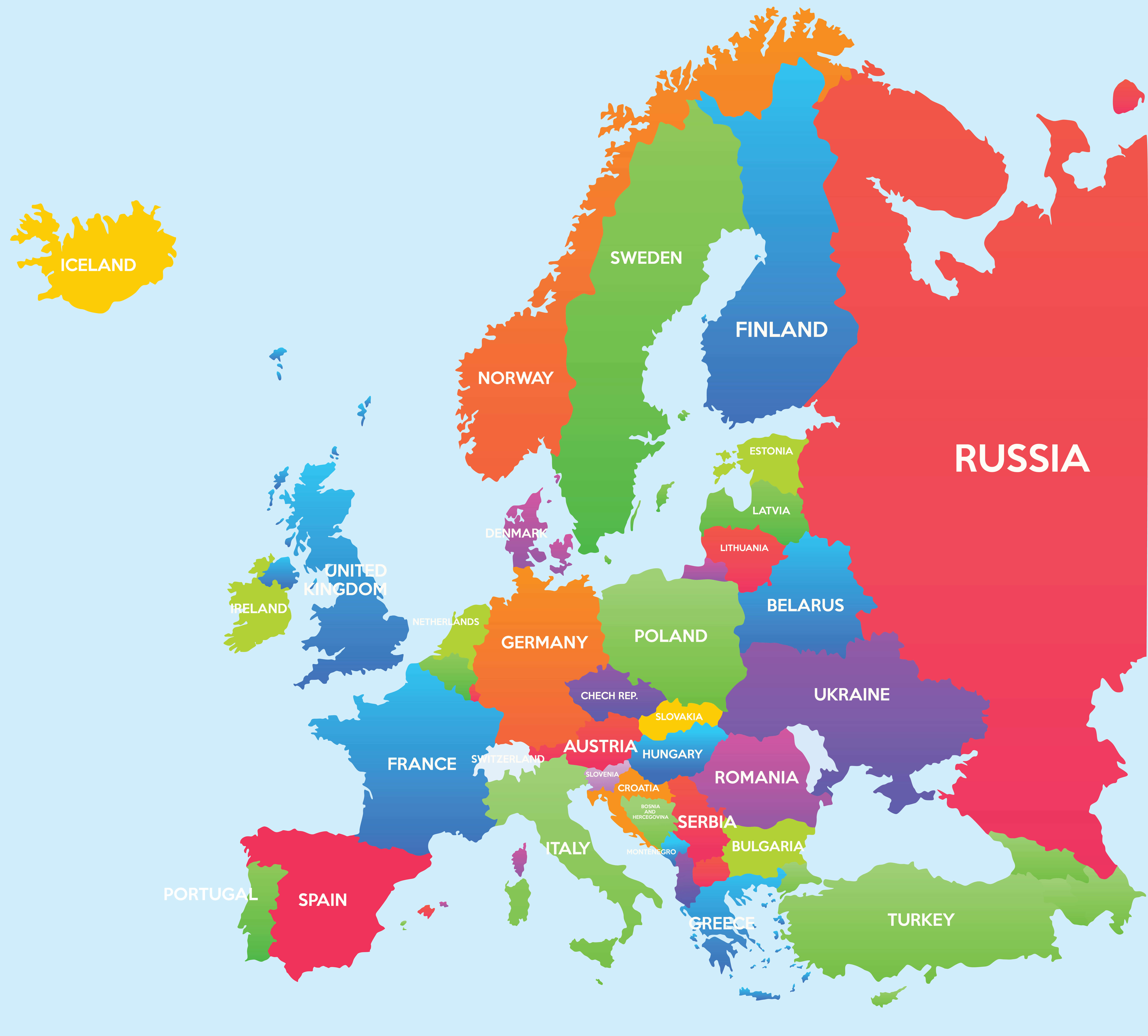 Carte Europe Orientale