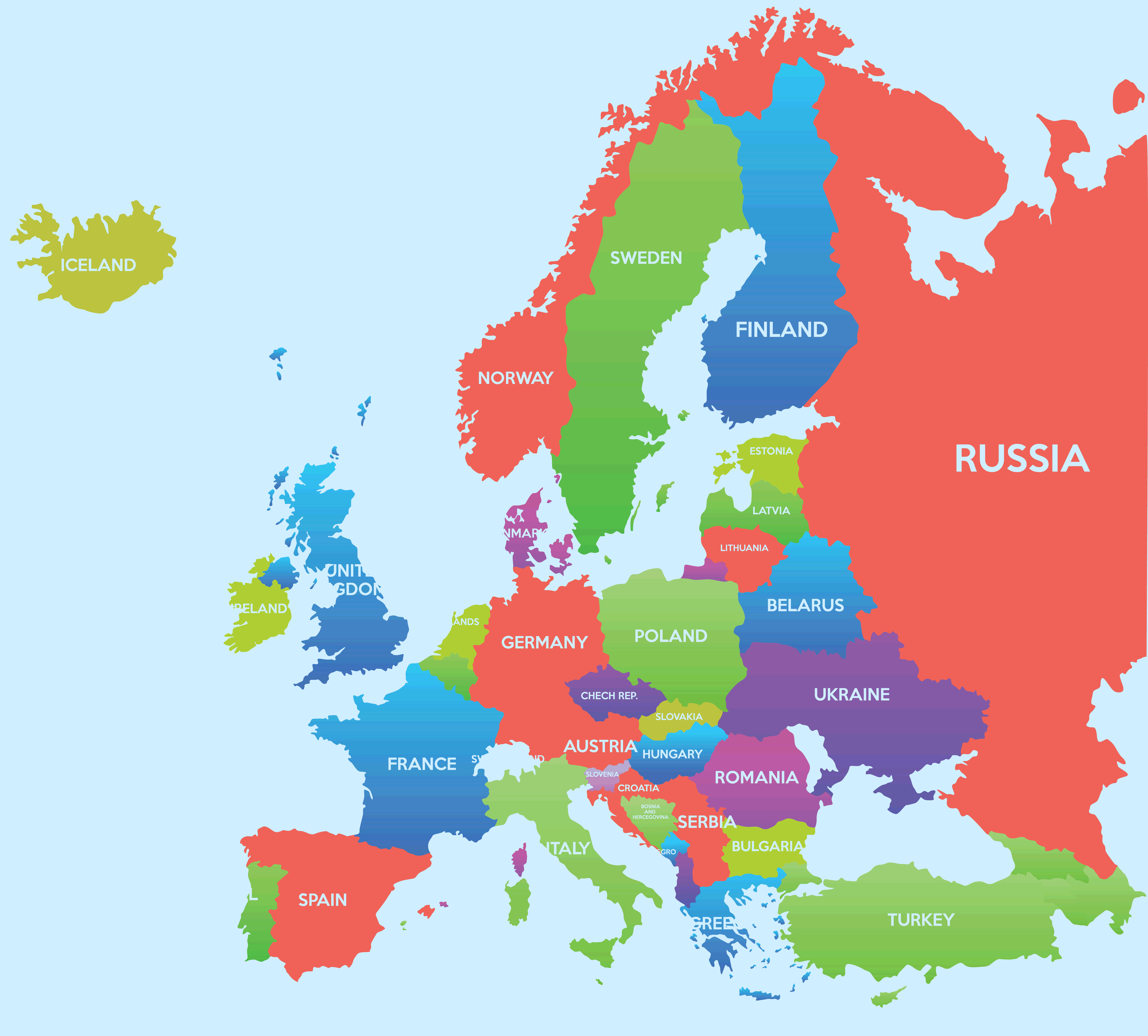 Carte Europe orientale