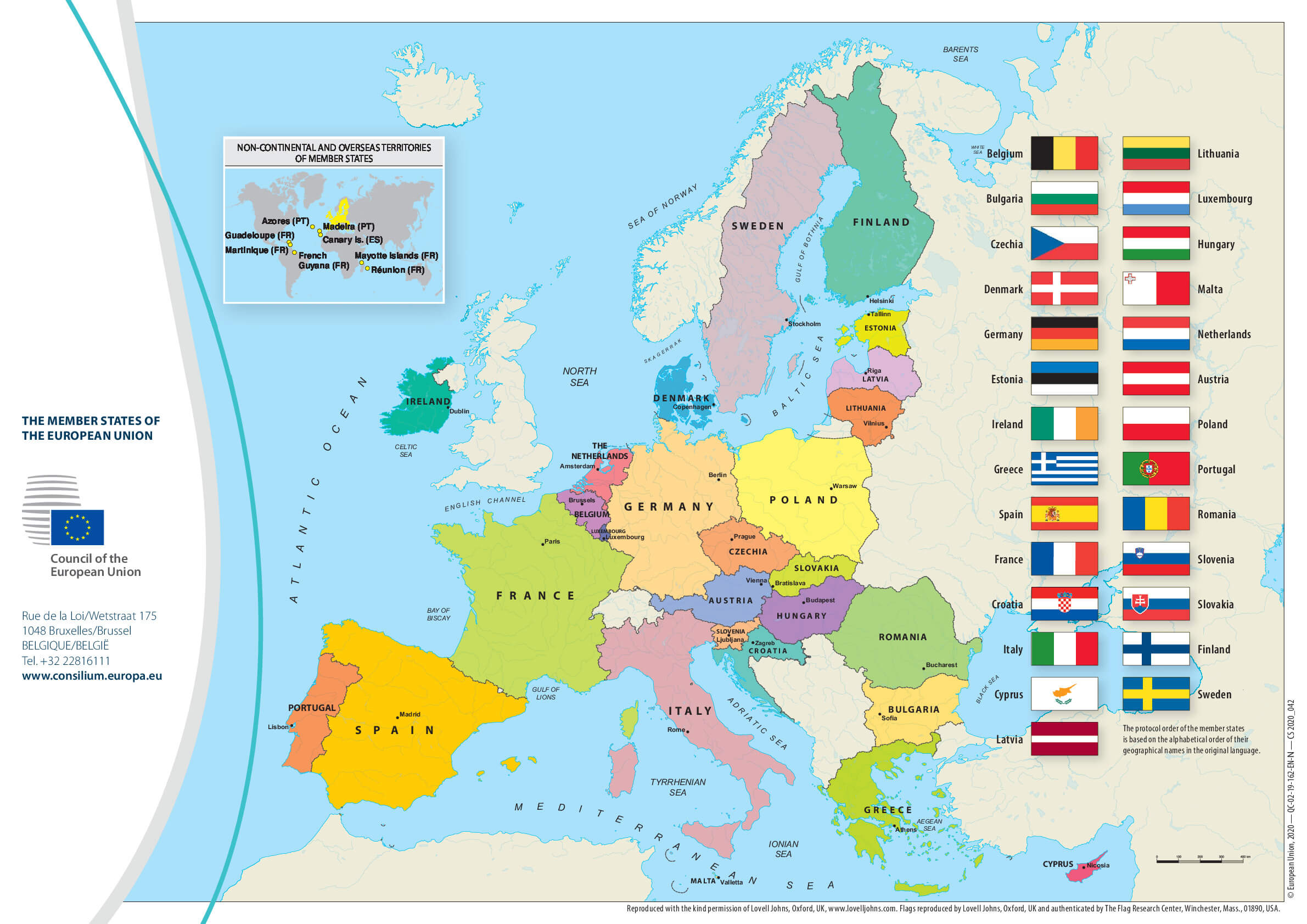 Carte Etats Membres Union Europeenne