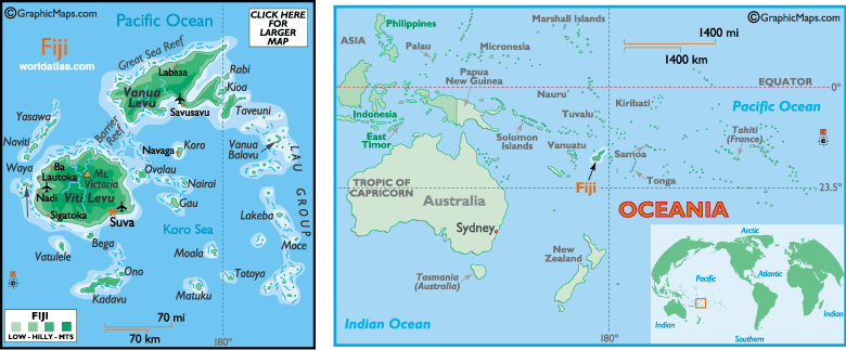 carte du fidji