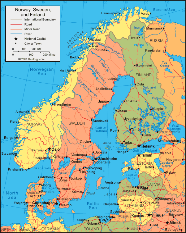 Finlande carte