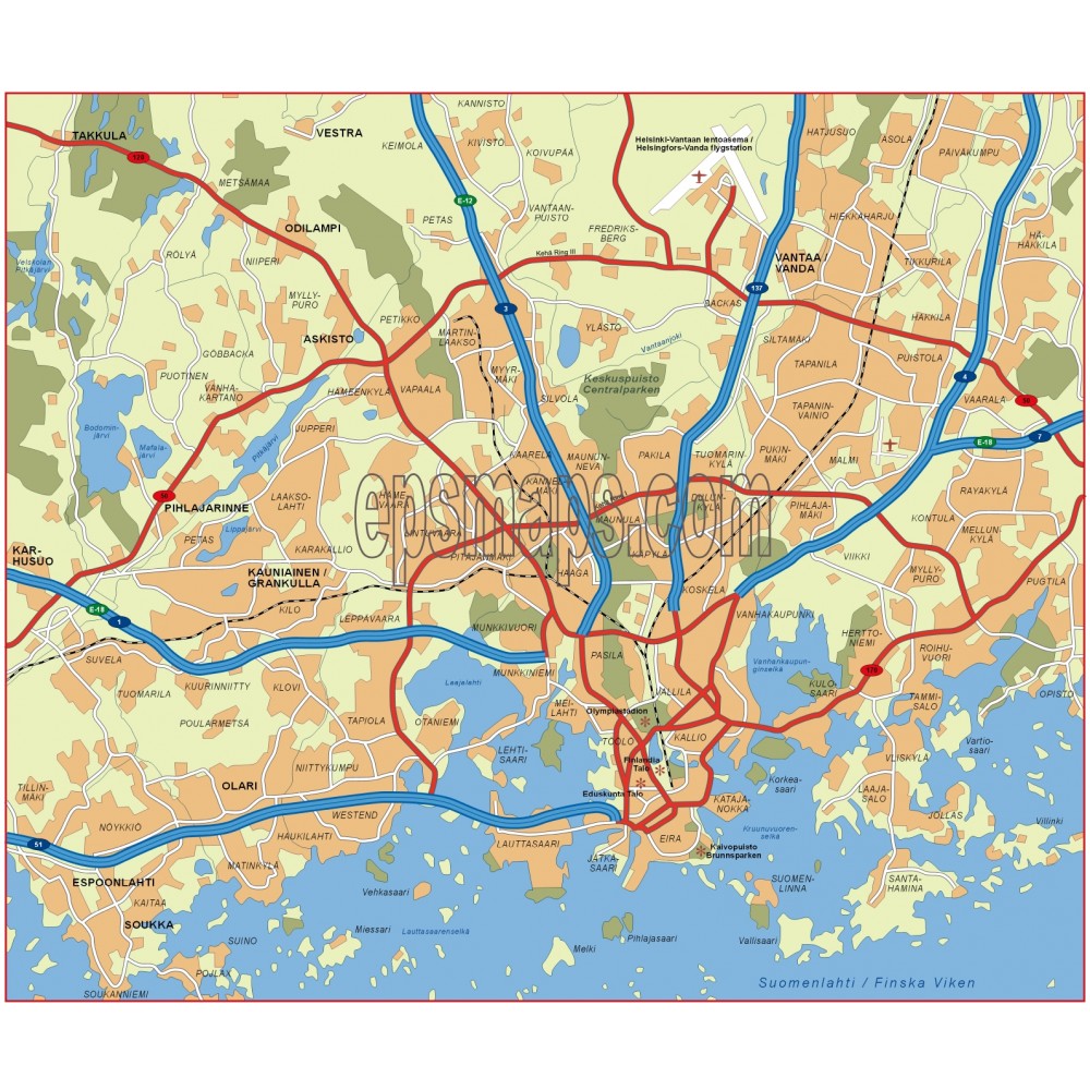 Helsinki ville plan