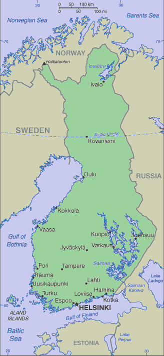 plan de Finlande Kerava