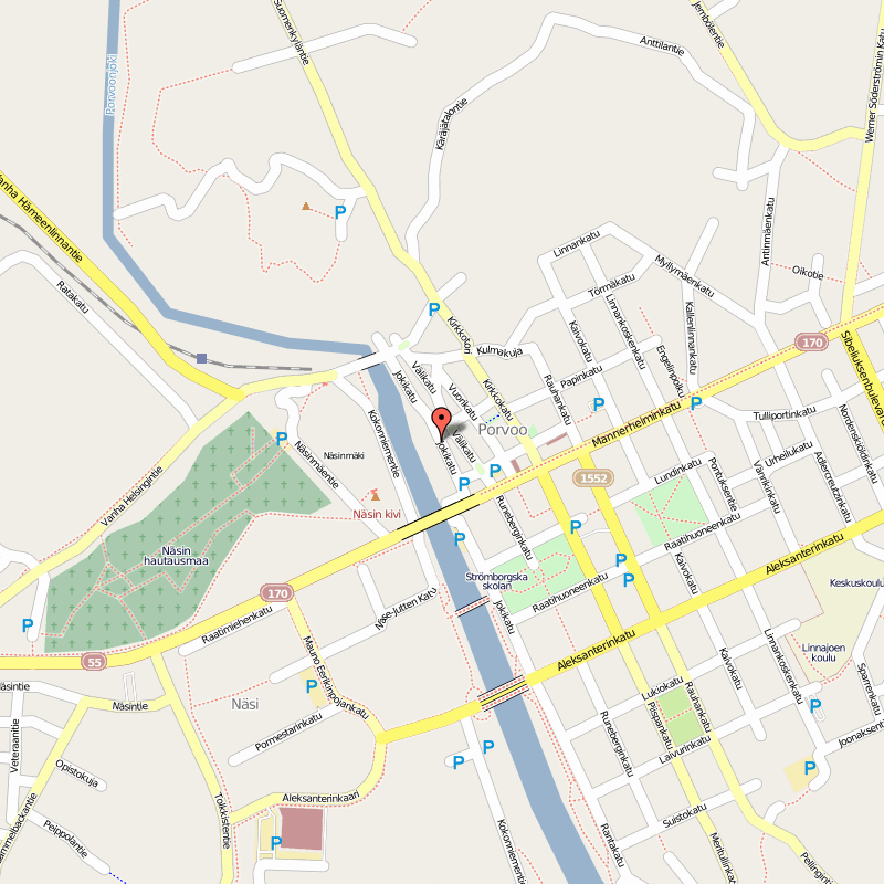 Porvoo ville centre plan