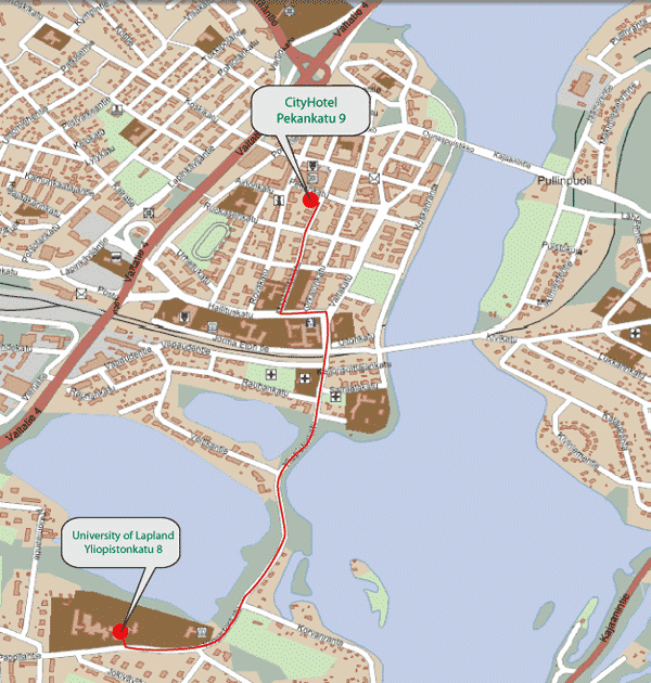 carte Rovaniemi