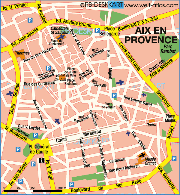 Aix en Provence ville plan