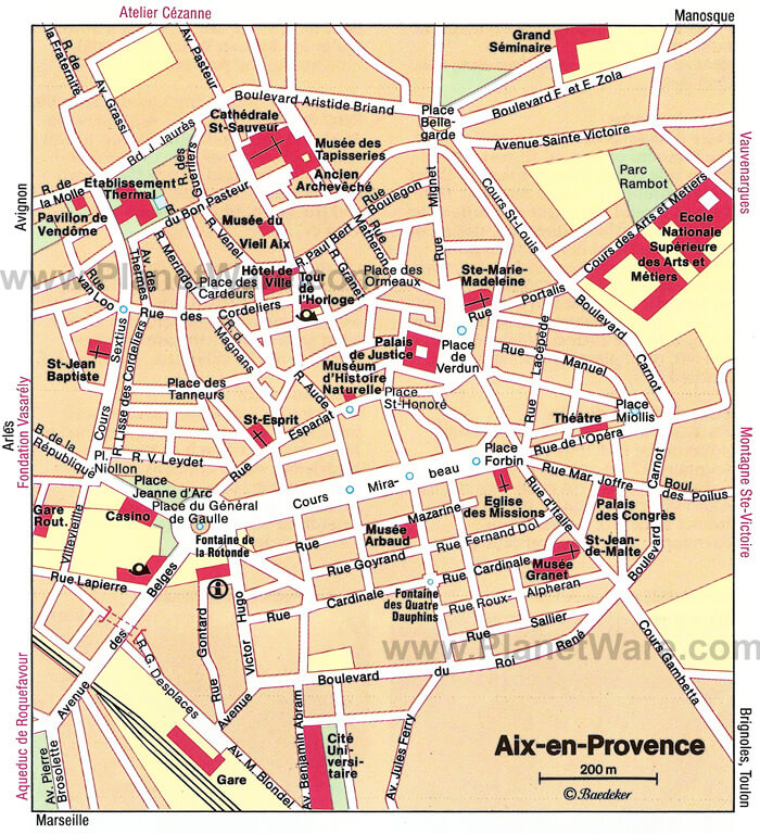 aix en provence plan