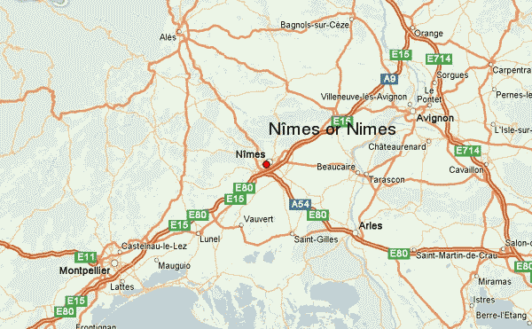 Arles nimes plan