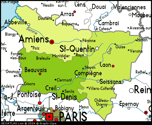 Amiens regions plan