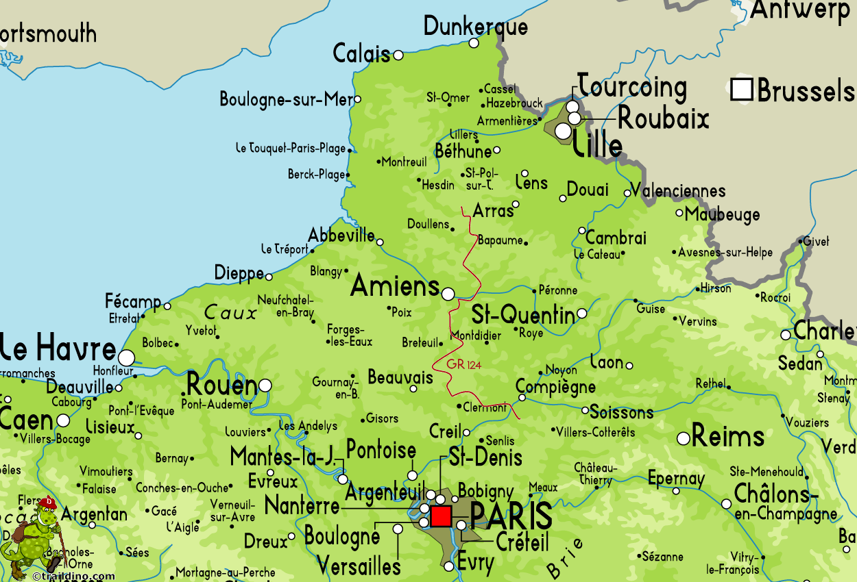 paris Amiens regional plan