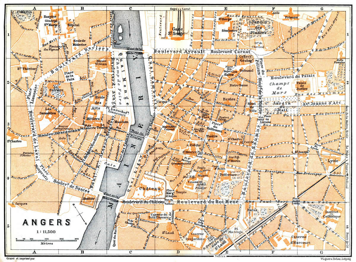 Angers plan 1899
