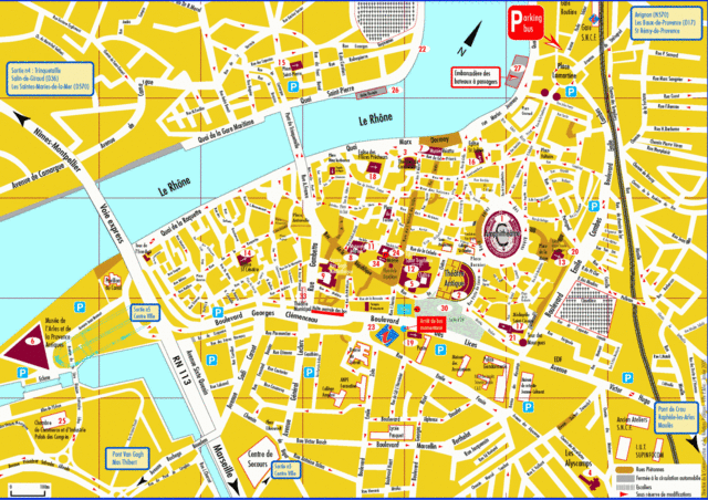 Arles tourismee plan