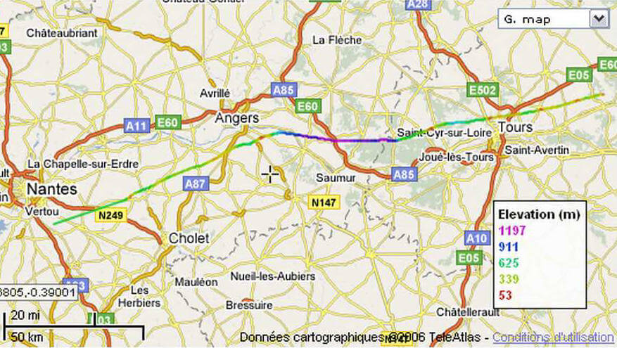 Blois itineraire plan