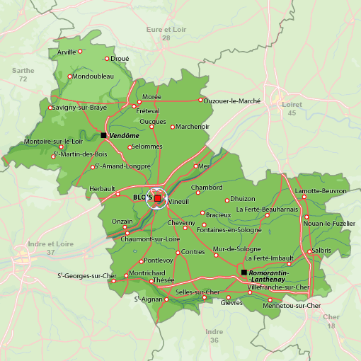 Blois province plan