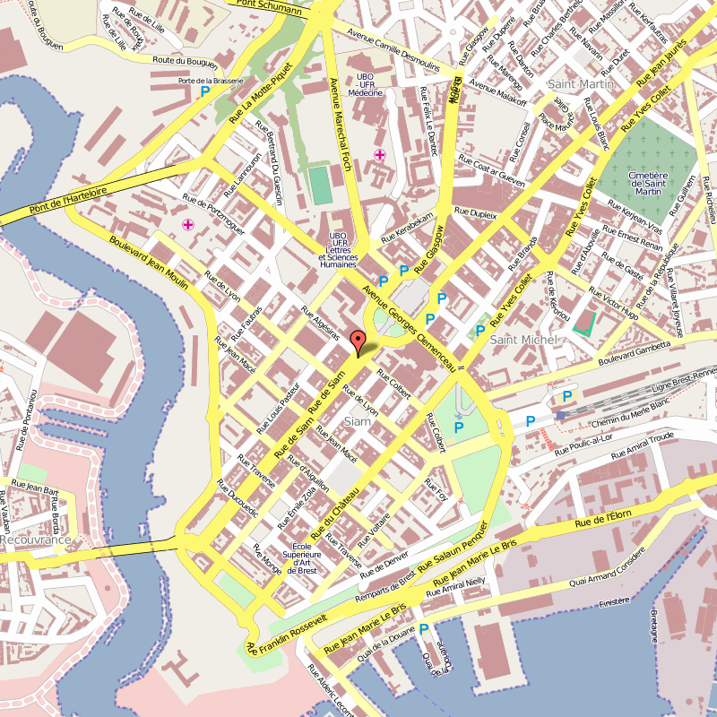 Brest ville plan
