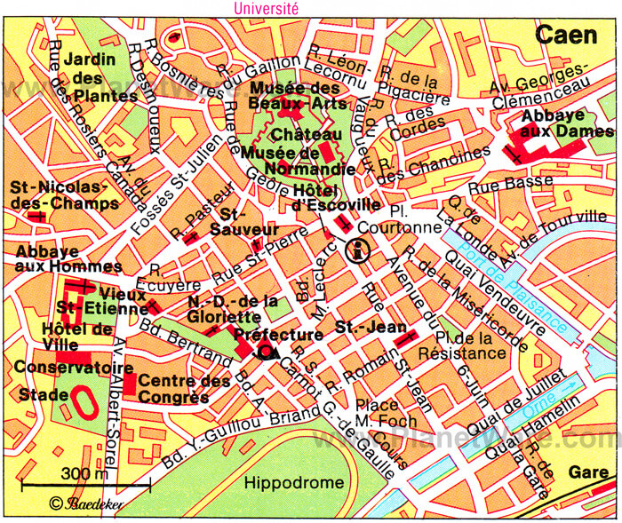 caen plan