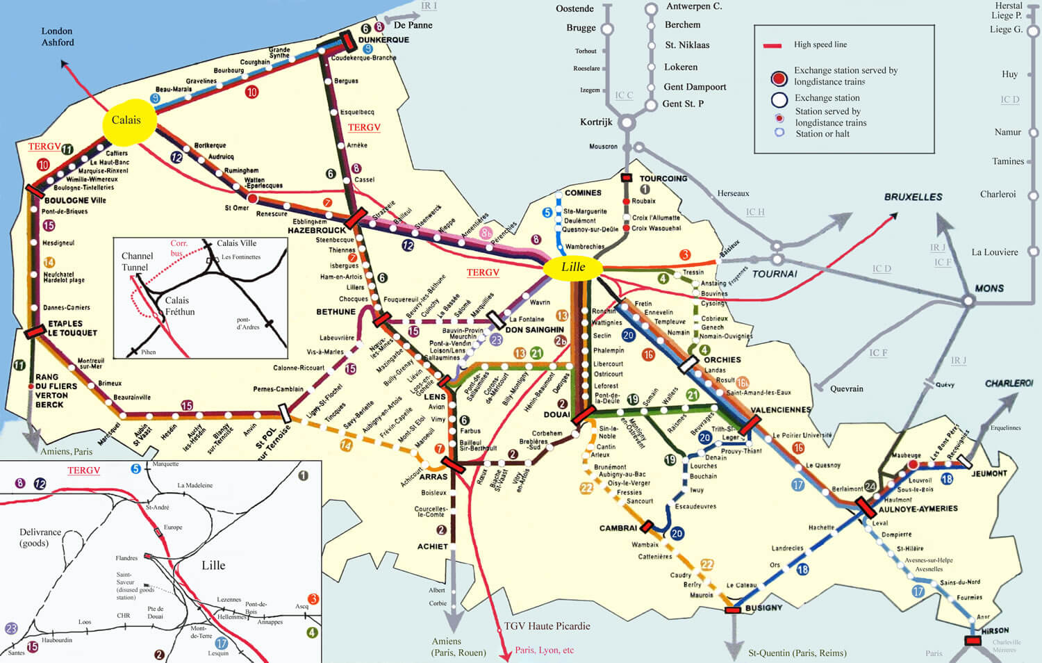 Calais metro plan