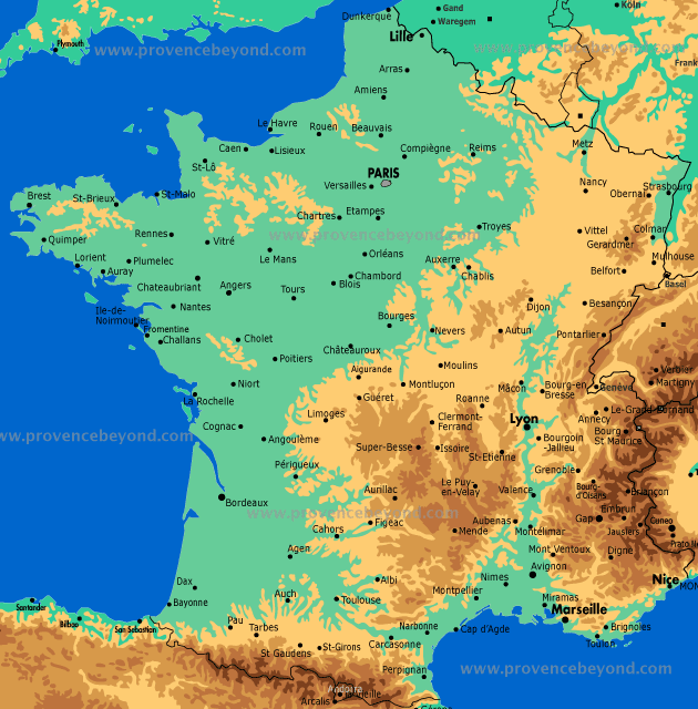 carte du france