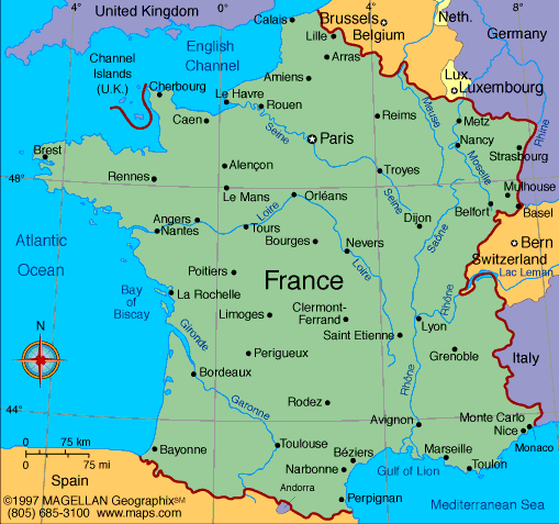 carte du france