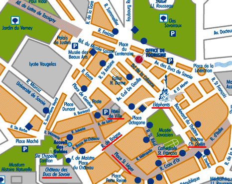 chambery street plan