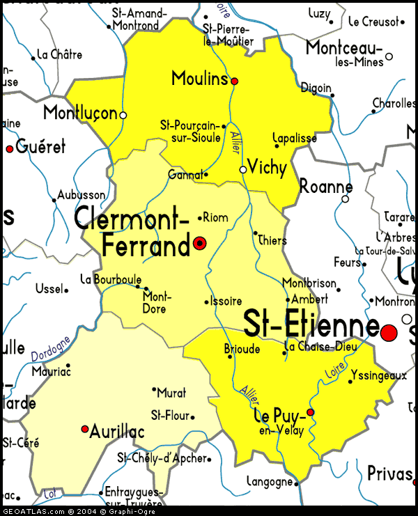 Clermont Ferrand province plan