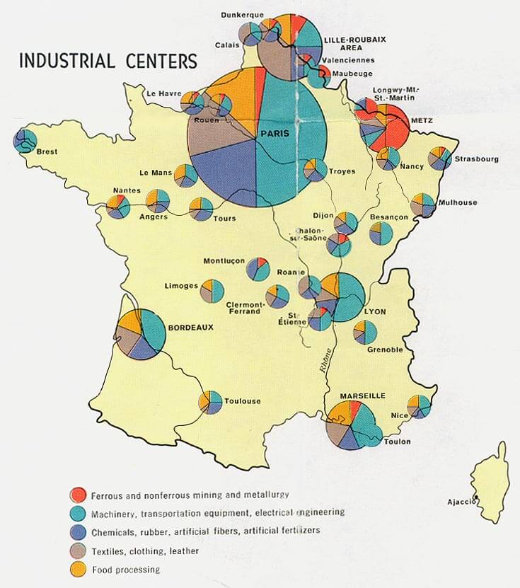 france industrie carte