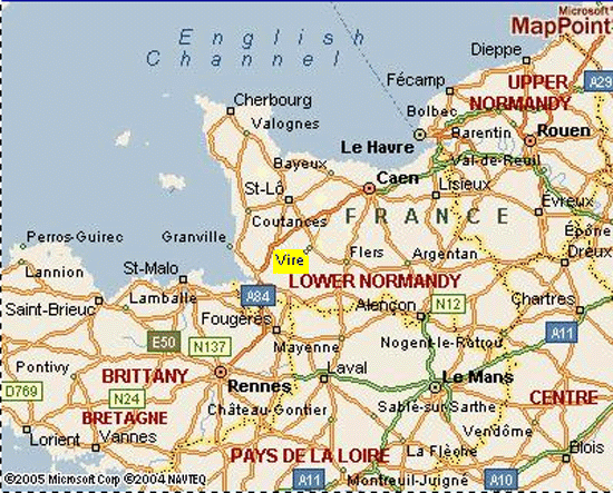 Le Havre regions plan