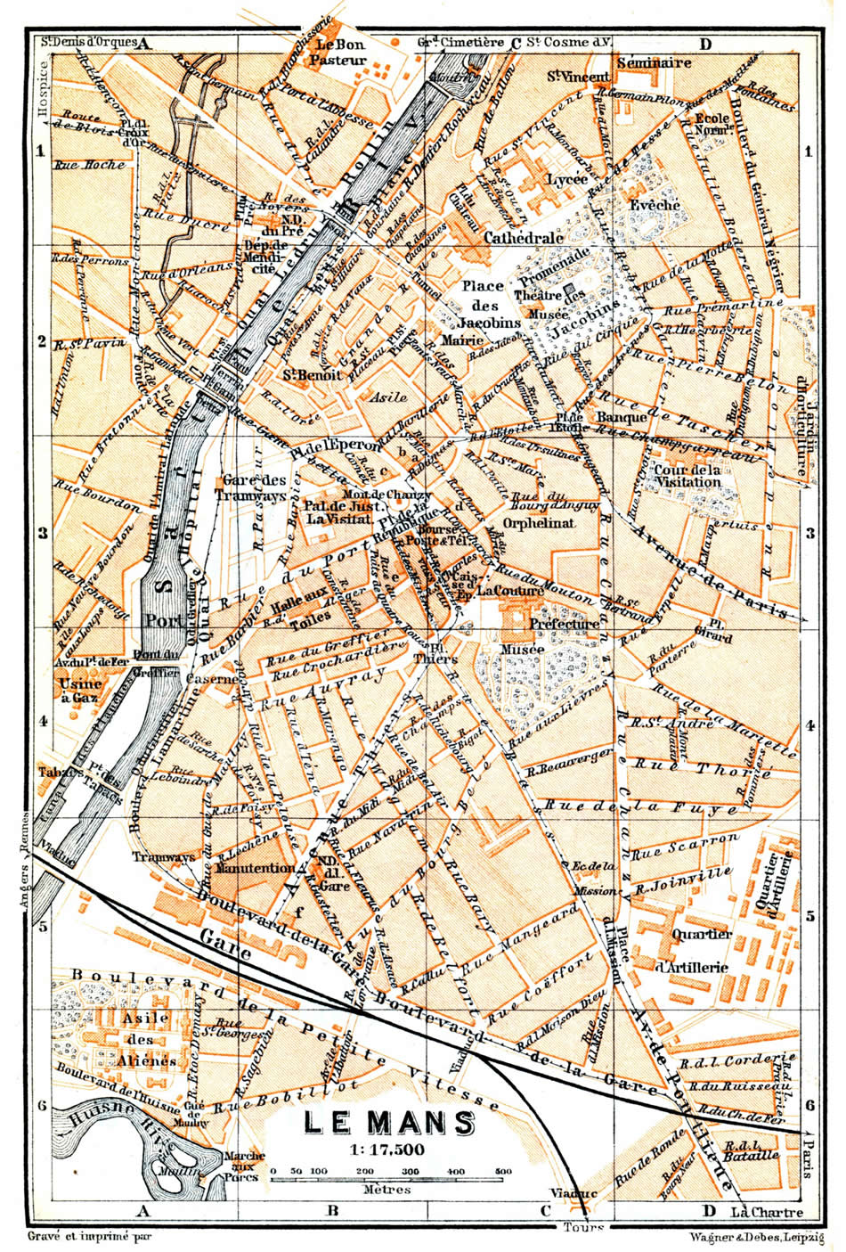 Le Mans plan 1899